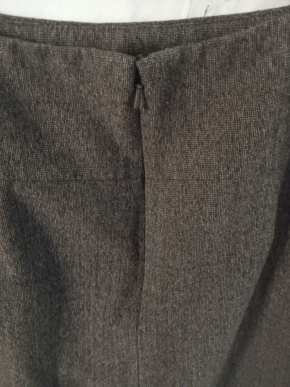 Apt. 9 Brown Textured Pencil Skirt Women's Size 12 Belt Loops Career Office - Picture 5 of 6